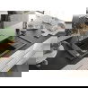 Mexen Elias 1-compartment granite sink with a drip tray and kitchen mixer tap Carla, Black/Silver metallic - 6511-73-670700-00