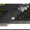 Mexen Elias 1-compartment granite sink with a drip tray and kitchen mixer tap Carla, Black/Silver metallic - 6511-73-670700-70