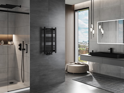 Mexen Mars bathroom radiator 700 x 400 mm, 238 W, Black - W110-0700-400-00-70