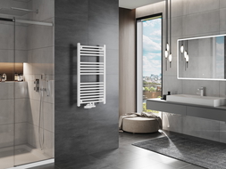 Mexen Mars bathroom radiator 900 x 500 mm, 370 W, White - W110-0900-500-00-20