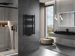 Mexen Mars bathroom radiator 900 x 500 mm, 370 W, Black - W110-0900-500-00-70