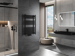 Mexen Mars bathroom radiator 900 x 600 mm, 430 W, Black - W110-0900-600-00-70