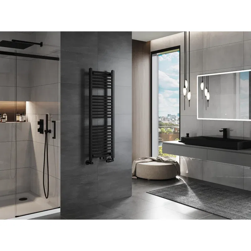 Mexen Mars bathroom radiator 1200 x 400 mm, 439 W, black - W110-1200-400-00-70