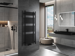 Mexen Mars bathroom radiator 1500 x 600 mm, 729 W, Black - W110-1500-600-00-70