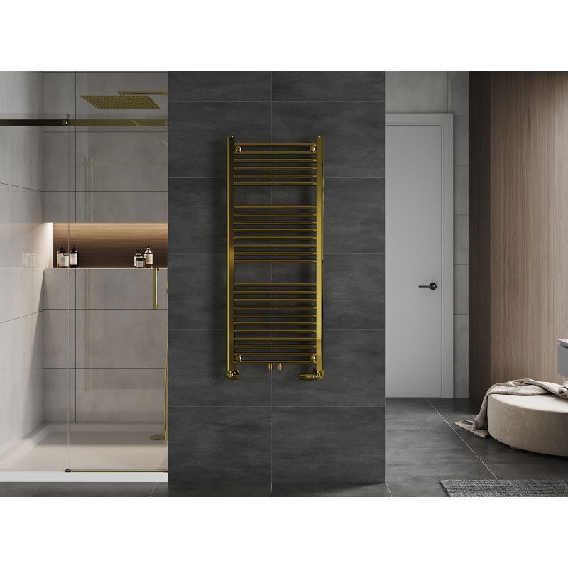 Mexen Mars Bathroom Radiator 1200 x 500 mm, 417 W, Gold - W110-1200-500-00-50