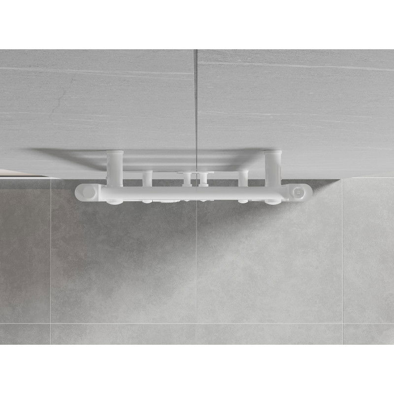 Mexen Mars 1200 x 400 mm Bathroom Radiator, 439 W, White - W110-1200-400-00-20
