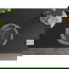 Mexen Diego 1-compartment granite sink with a kitchen mixer tap Carla, Grey - 6512-71-670700-70-B