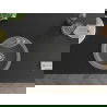 Mexen Diego 1-compartment granite sink with a kitchen mixer tap Carla, Grey - 6512-71-670700-71