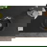 Mexen Diego 1-compartment granite sink with a kitchen mixer tap Carla, Black/Gold metallic - 6512-75-670700-00