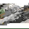 Mexen Bruno 1-compartment granite sink with a drip tray and kitchen mixer tap Carla, Grey - 6513-71-670700-70