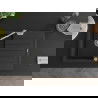 Mexen Bruno 1-compartment granite sink with a drip tray and kitchen mixer tap Carla, Black/Silver metallic - 6513-73-670700-00
