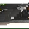 Mexen Bruno 1-compartment granite sink with a drip tray and kitchen mixer tap Carla, Black/Gold metallic - 6513-75-670700-00