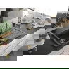 Mexen Bruno 1-compartment granite sink with a drip tray and kitchen mixer tap Carla, spotted black - 6513-76-670700-50