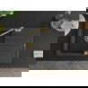 Mexen Bruno 1-compartment granite sink with a drip tray and kitchen mixer tap Carla, spotted black - 6513-76-670700-50