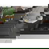 Mexen Bruno 1-compartment granite sink with a drip tray and kitchen mixer tap Carla, Black - 6513-77-670700-50-B