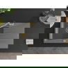Mexen Cesar 1-compartment granite sink with a drip tray and kitchen mixer tap Carla, Grey - 6514-71-670700-50