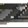 Mexen Cesar 1-compartment granite sink with a drip tray and kitchen mixer tap Carla, Grey - 6514-71-670700-70-B