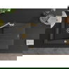 Mexen Cesar 1-compartment granite sink with a drip tray and kitchen mixer tap Carla, spotted black - 6514-76-670700-50