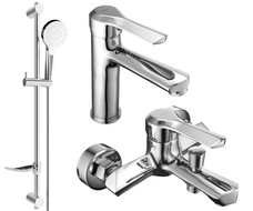 Mexen Sabre DF05 bathtub set, Chrome - 72103DF05-00