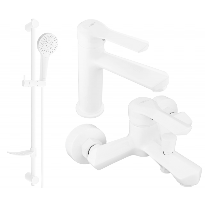 Mexen Sabre DF05 bathtub set, White - 72103DF05-20