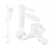 Mexen Sabre DF05 bathtub set, White - 72103DF05-20