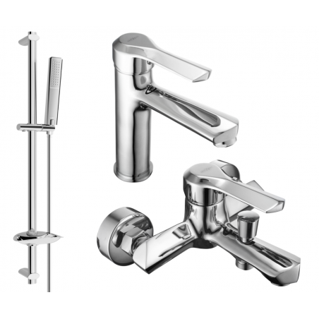 Mexen Sabre DB72 bathtub set, Chrome - 72103DB72-00