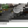Mexen Andres 1.5-compartment granite sink with a drip tray and kitchen mixer tap Carla, Black - 6515-77-670700-50-B