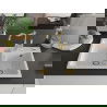 Mexen Tomas 2-compartment granite sink with a kitchen mixer tap Carla, White - 6516-20-670700-50