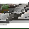 Mexen Tomas 2-compartment granite sink with a kitchen mixer tap Carla, White - 6516-20-670700-70