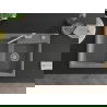 Mexen Tomas 2-compartment granite sink with a kitchen mixer tap Carla, Grey - 6516-71-670700-00