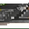 Mexen Tomas 2-compartment granite sink with a kitchen mixer tap Carla, Grey - 6516-71-670700-70