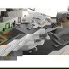 Mexen Tomas 2-compartment granite sink with a kitchen mixer tap Carla, Grey - 6516-71-670700-70-B