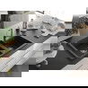 Mexen Tomas 2-compartment granite sink with a kitchen mixer tap Carla, Black/Silver metallic - 6516-73-670700-00