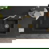 Mexen Tomas 2-compartment granite sink with a kitchen mixer tap Carla, Black/Gold metallic - 6516-75-670700-50