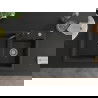 Mexen Tomas 2-compartment granite sink with a kitchen mixer tap Carla, Black/Gold metallic - 6516-75-670700-70