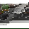 Mexen Tomas 2-compartment granite sink with a kitchen mixer tap Carla, spotted black - 6516-76-670700-00