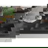 Mexen Tomas 2-compartment granite sink with a kitchen mixer tap Carla, spotted black - 6516-76-670700-70-B