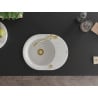 Mexen Kevin granite sink 1-bowl with drainer and kitchen tap Carla, white - 6517-20-670700-50