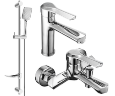 Mexen Sabre DF62 bath set, chrome - 72103DF62-00