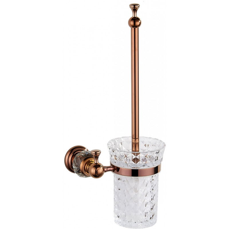Mexen Estela toilet brush, Rose gold - 7011550-60