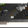 Mexen Kevin 1-compartment granite sink with a drip tray and kitchen mixer tap Carla, Black - 6517-77-670700-50