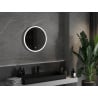 Mexen Gobi illuminated bathroom mirror, round 60 cm, LED 6000K, anti-fog - 9801-060-060-611-00