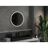 Mexen Gobi illuminated bathroom mirror, round 70 cm, LED 6000K, antifog - 9801-070-070-611-00