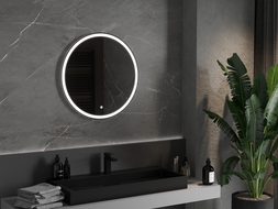 Mexen Gobi illuminated bathroom mirror 70 x 70 cm, LED 6000K, demister - 9801-070-070-611-00