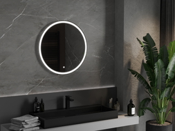 Mexen Gobi illuminated bathroom mirror, round 70 cm, LED 6000K, antifog - 9801-070-070-611-00