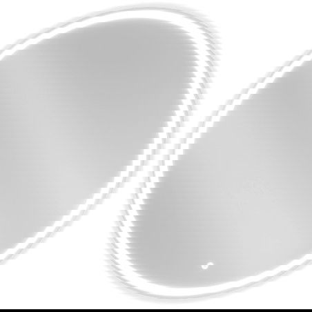 Mexen Gobi illuminated bathroom mirror, round 90 cm, LED 6000K, anti-fog - 9801-090-090-611-00