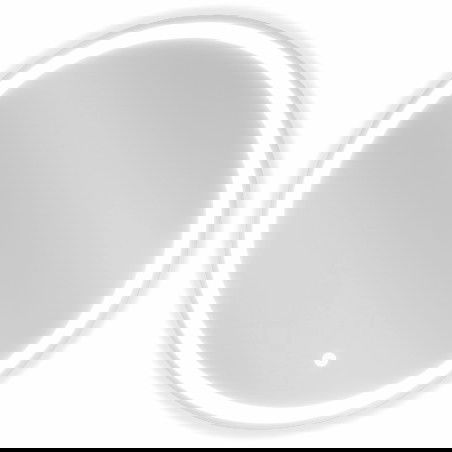 Mexen Gobi illuminated bathroom mirror, round 60 cm, LED 6000K, anti-fog - 9801-060-060-611-00