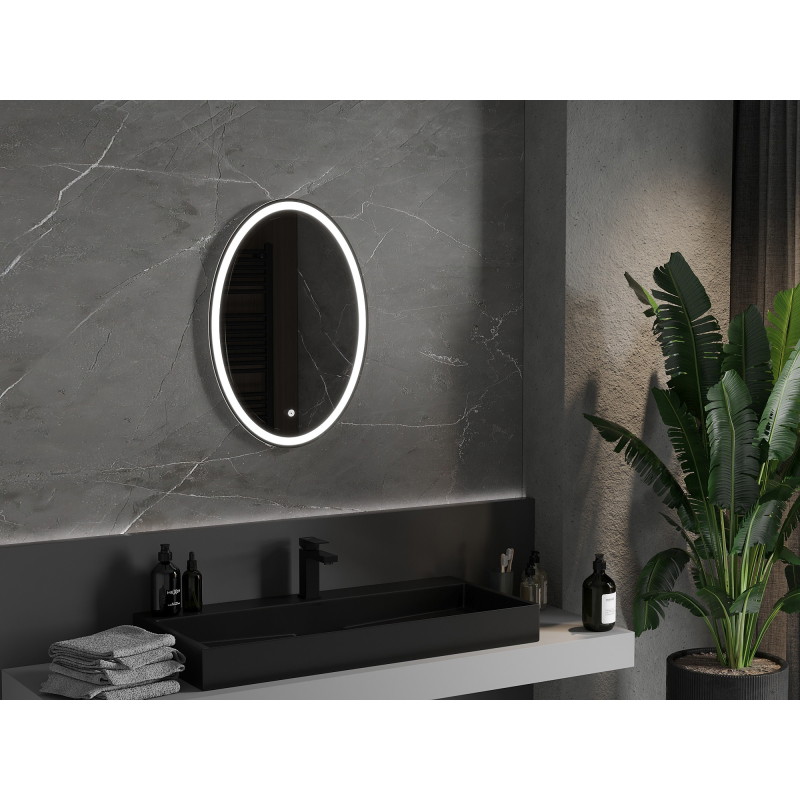 Mexen Elz bathroom mirror with backlight 50 x 70 cm, LED 6000K, anti-fog - 9802-050-070-611-00