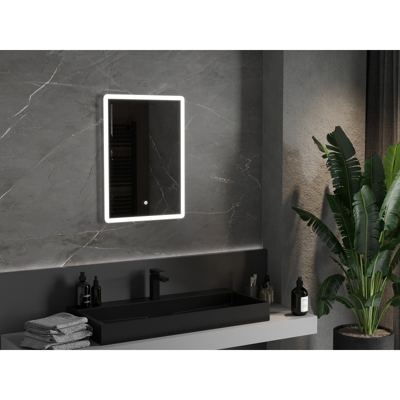 Mexen Navia backlit bathroom mirror 50 x 70 cm, LED 6000K, antifog - 9803-050-070-611-00