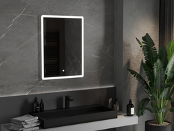 Mexen Navia 60 x 80 cm Illuminated Bathroom Mirror, LED 6000K, Anti-fog - 9803-060-080-611-00